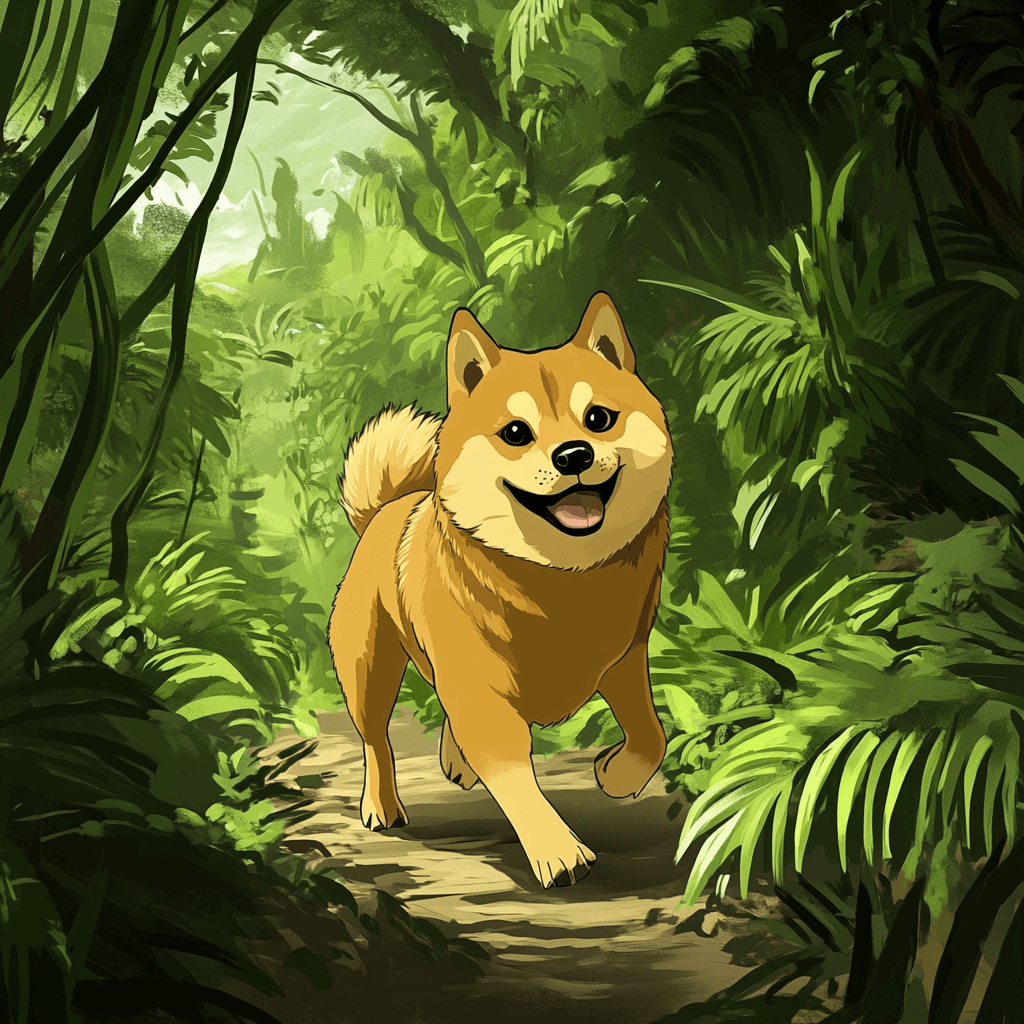 Doge in jungle